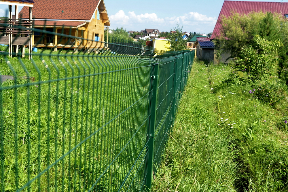 Забор из 3D-сетки