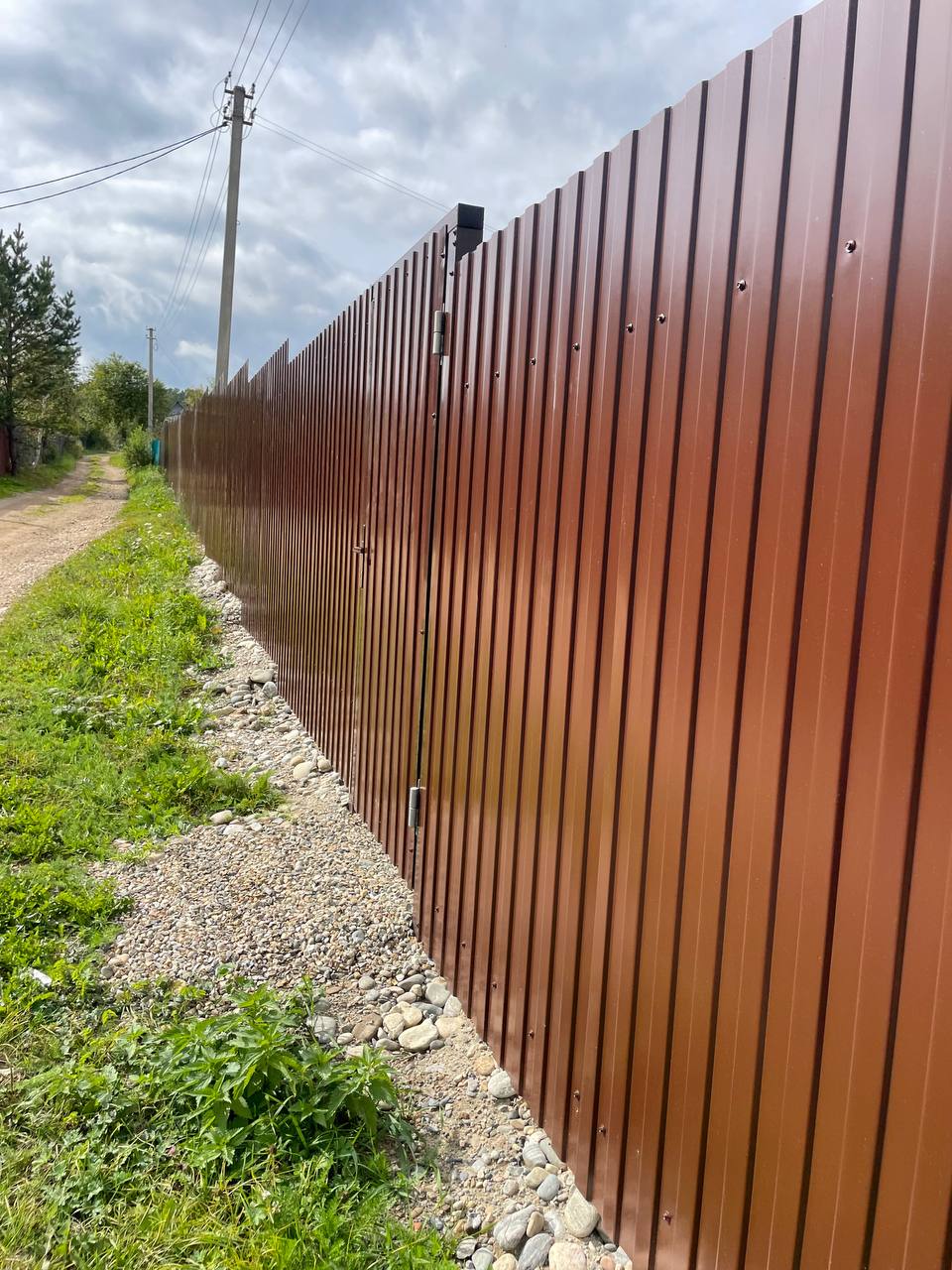 Забор из профлиста